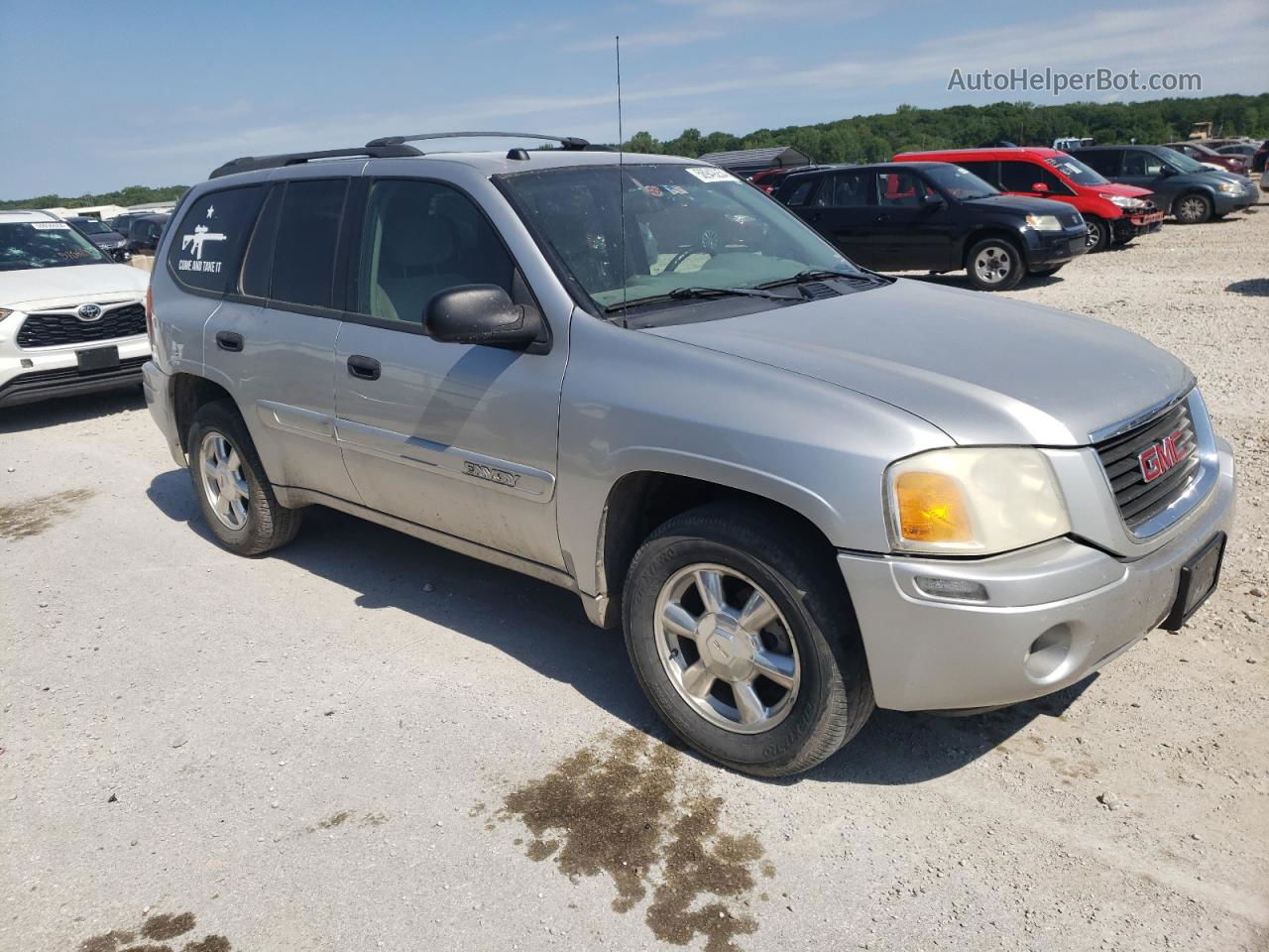 2004 Gmc Envoy  Silver vin: 1GKDT13S142382095