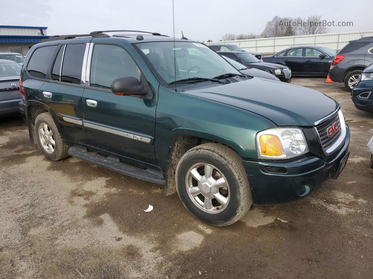 2005 Gmc Envoy Зеленый vin: 1GKDT13S152157130