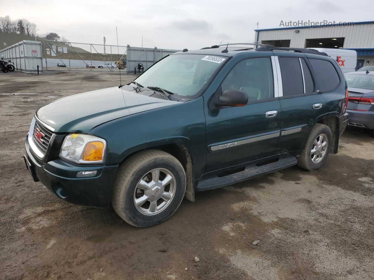 2005 Gmc Envoy Зеленый vin: 1GKDT13S152157130