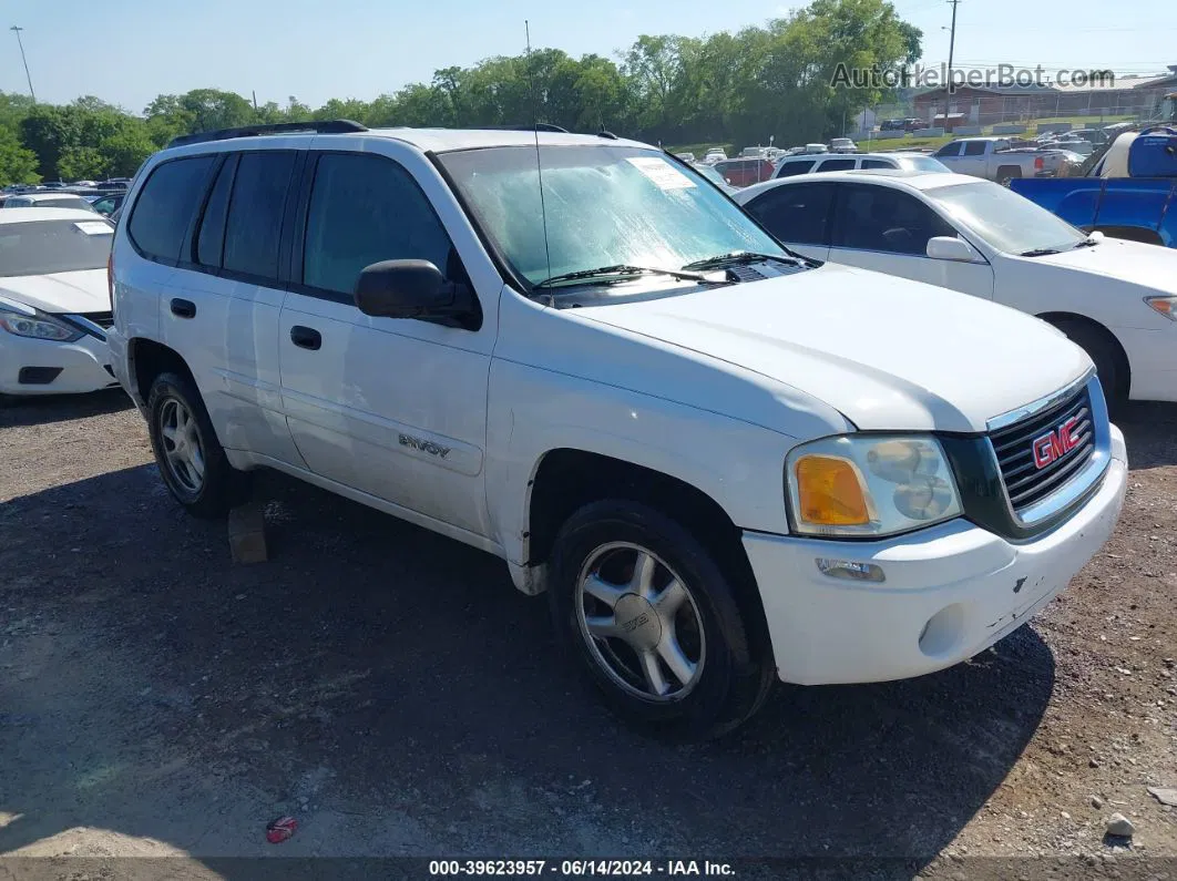 2005 Gmc Envoy Sle White vin: 1GKDT13S152206763