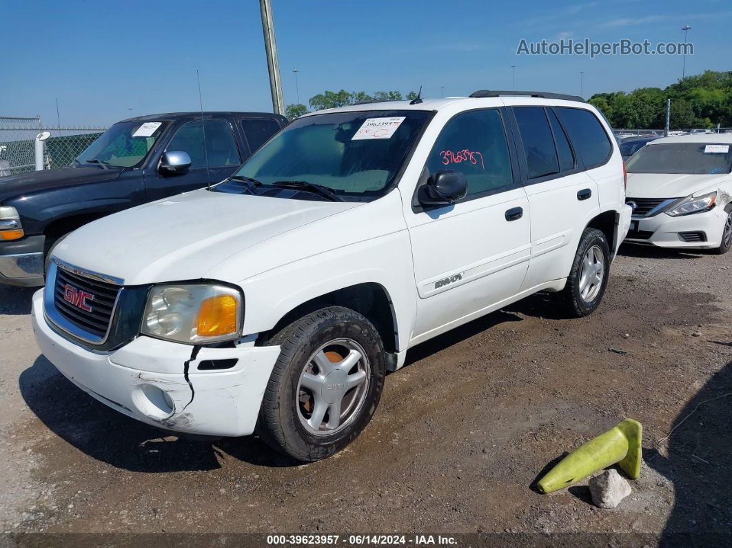 2005 Gmc Envoy Sle White vin: 1GKDT13S152206763