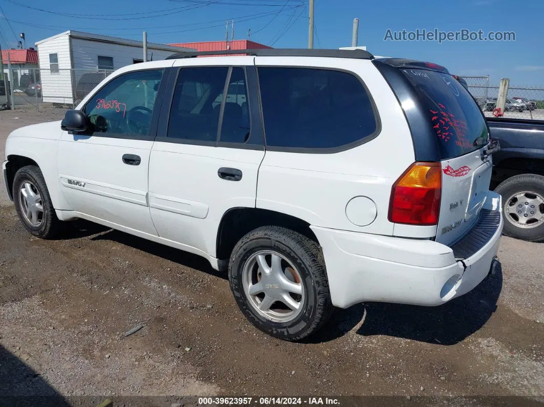 2005 Gmc Envoy Sle White vin: 1GKDT13S152206763