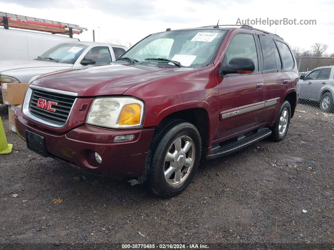 2005 Gmc Envoy Slt Burgundy vin: 1GKDT13S152327860