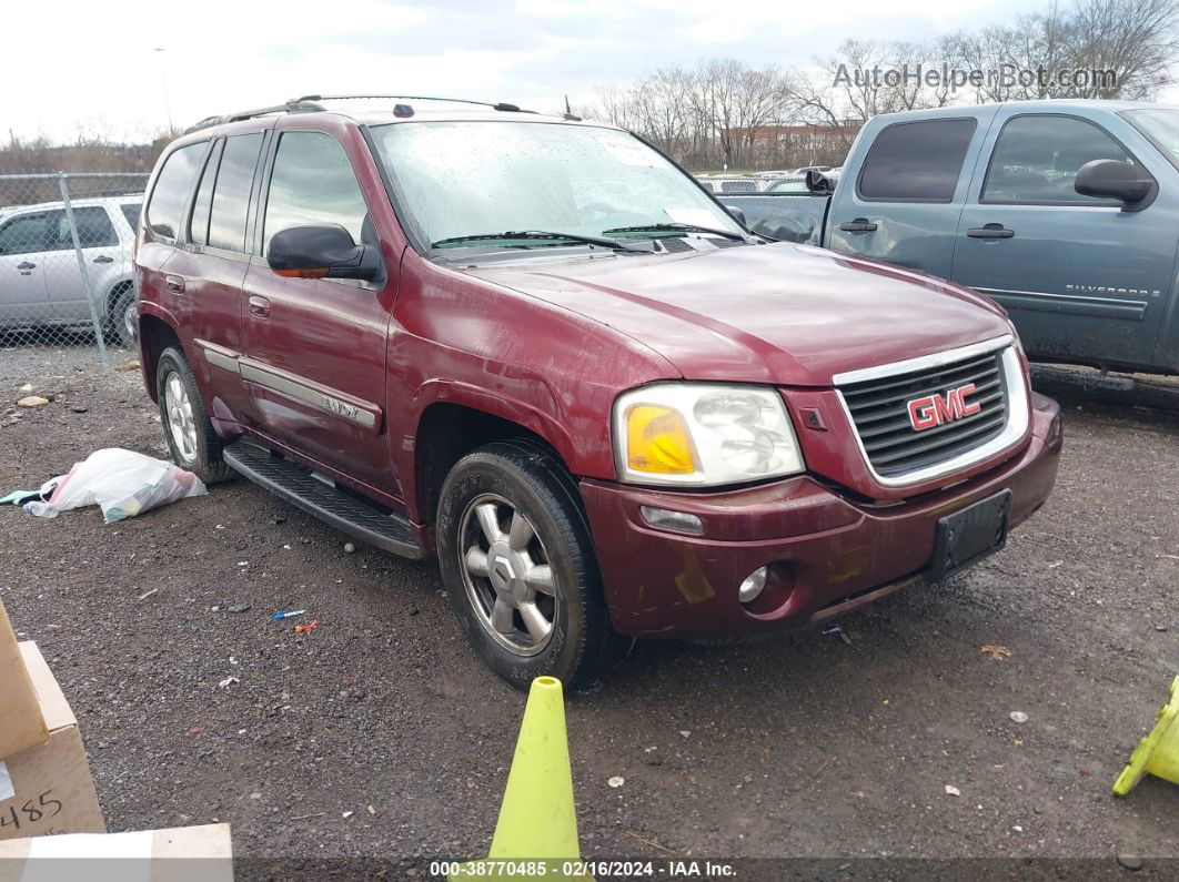 2005 Gmc Envoy Slt Burgundy vin: 1GKDT13S152327860