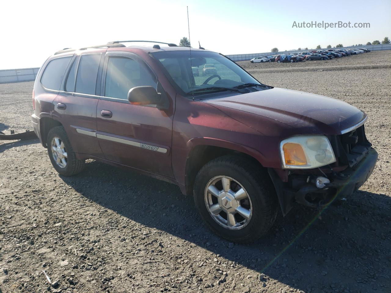 2005 Gmc Envoy  Maroon vin: 1GKDT13S152355528