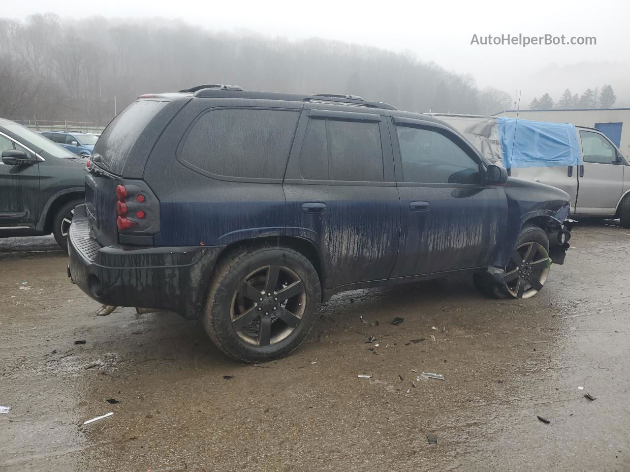 2005 Gmc Envoy  Blue vin: 1GKDT13S152386682