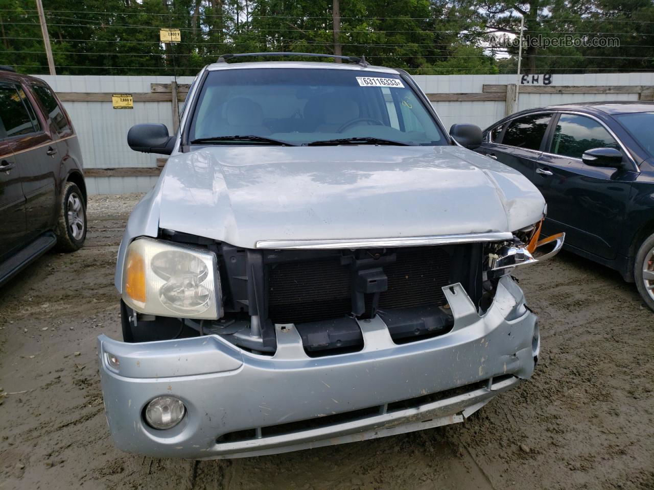 2007 Gmc Envoy  Silver vin: 1GKDT13S172285127