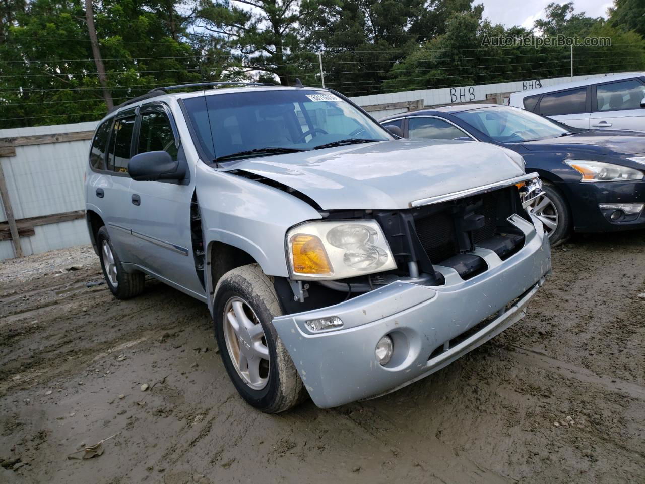 2007 Gmc Envoy  Silver vin: 1GKDT13S172285127