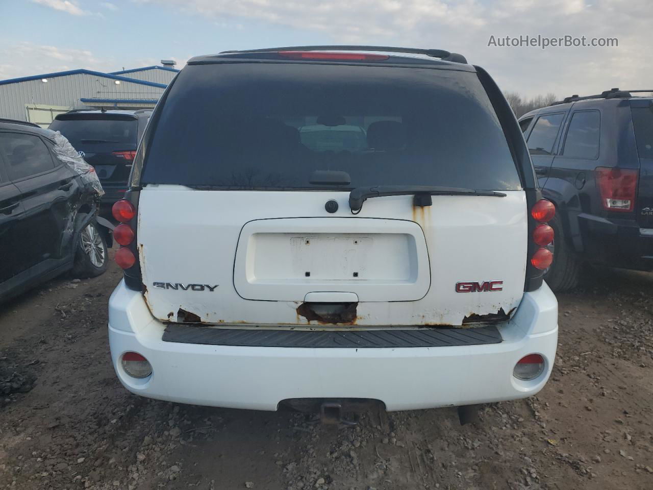 2008 Gmc Envoy  White vin: 1GKDT13S182113648