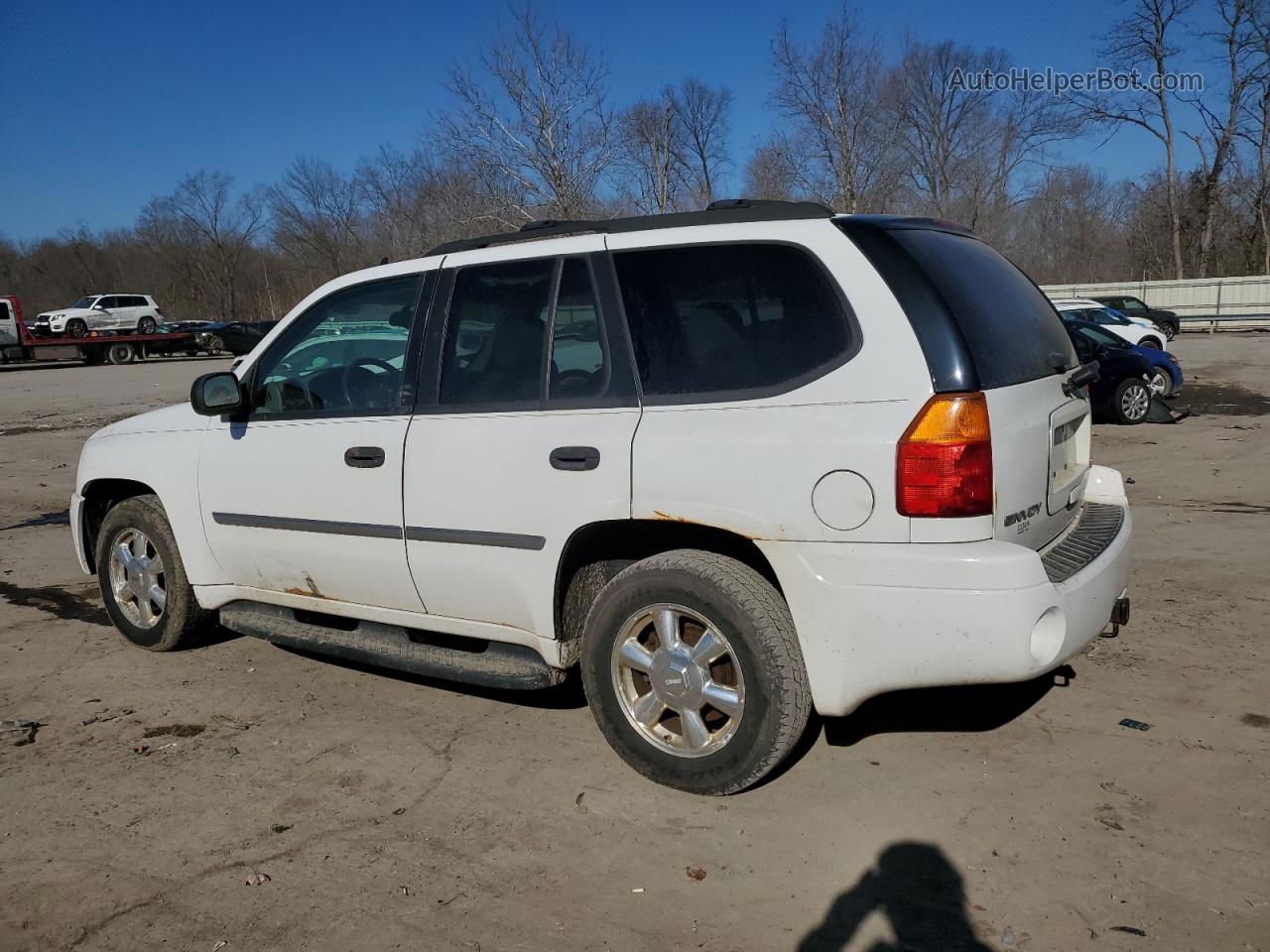 2008 Gmc Envoy  White vin: 1GKDT13S182135407