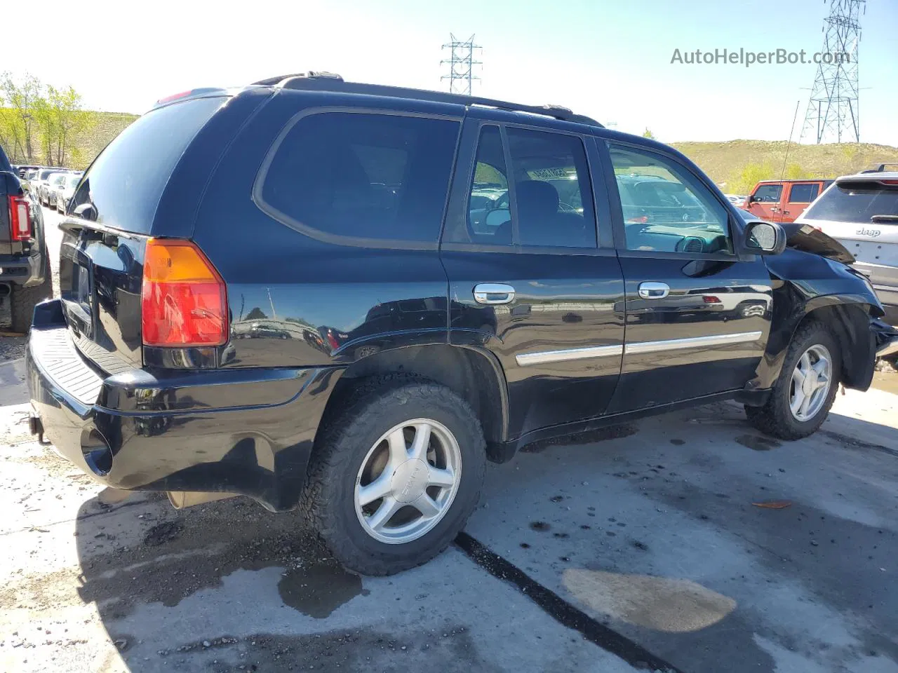 2008 Gmc Envoy  Black vin: 1GKDT13S182238925