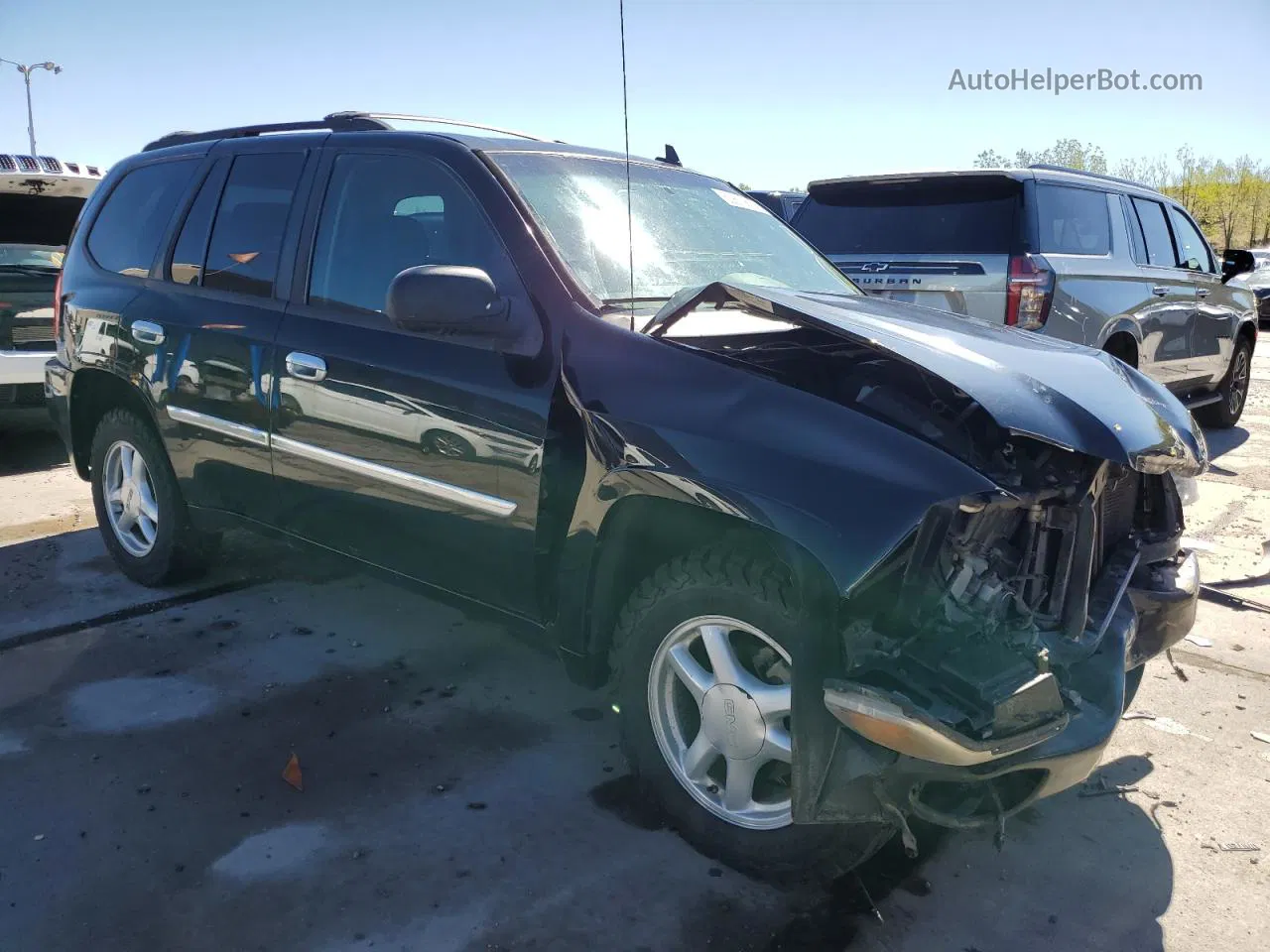 2008 Gmc Envoy  Black vin: 1GKDT13S182238925