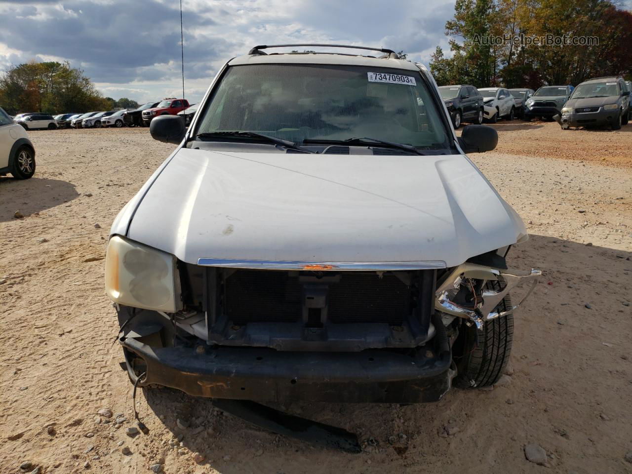 2003 Gmc Envoy  White vin: 1GKDT13S232352568