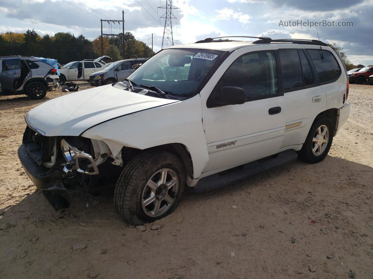 2003 Gmc Envoy  White vin: 1GKDT13S232352568