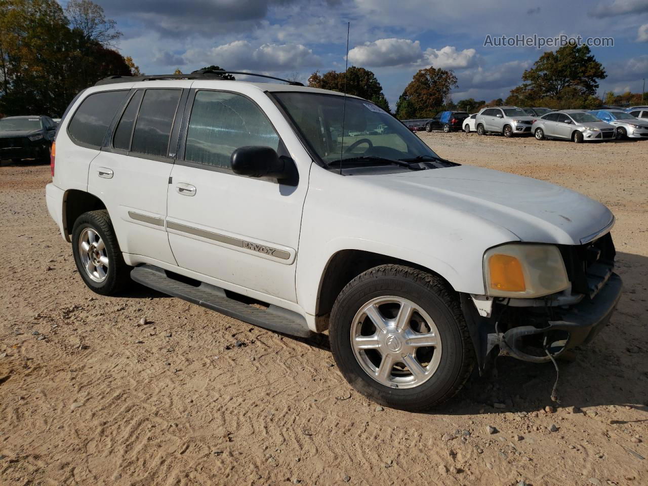 2003 Gmc Envoy  White vin: 1GKDT13S232352568