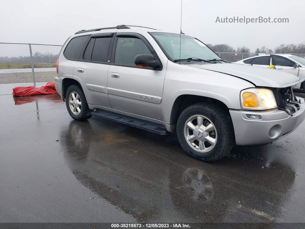 2004 Gmc Envoy Slt Gray vin: 1GKDT13S242117184