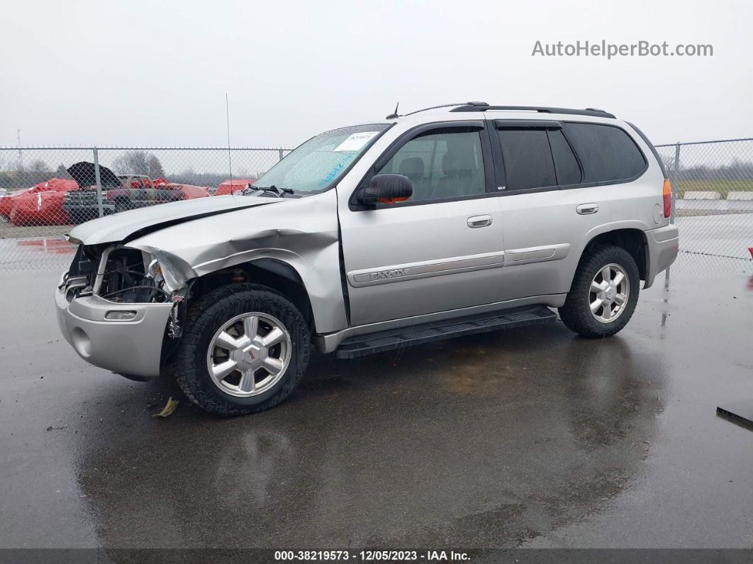 2004 Gmc Envoy Slt Gray vin: 1GKDT13S242117184