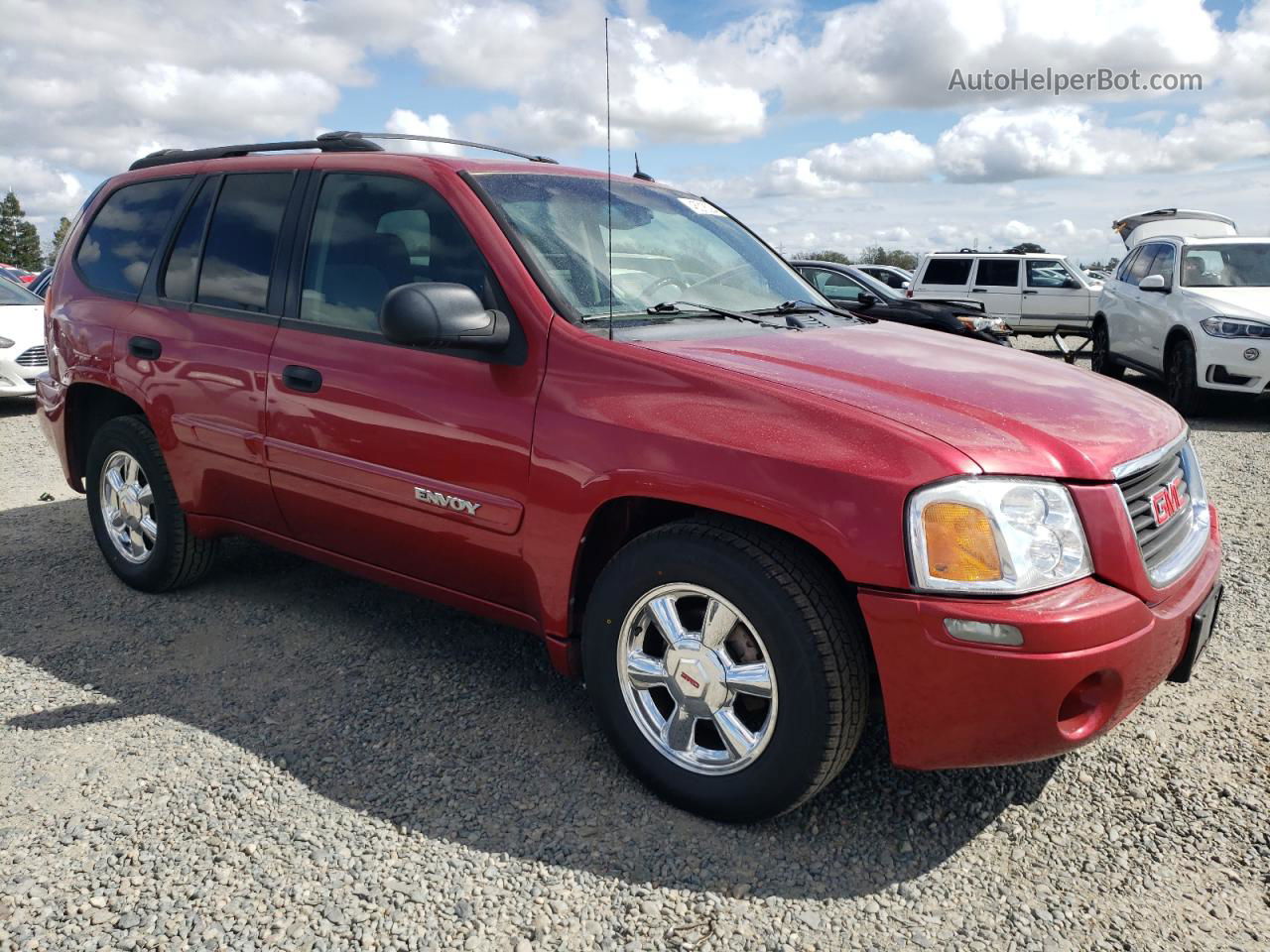 2004 Gmc Envoy  Burgundy vin: 1GKDT13S242219438