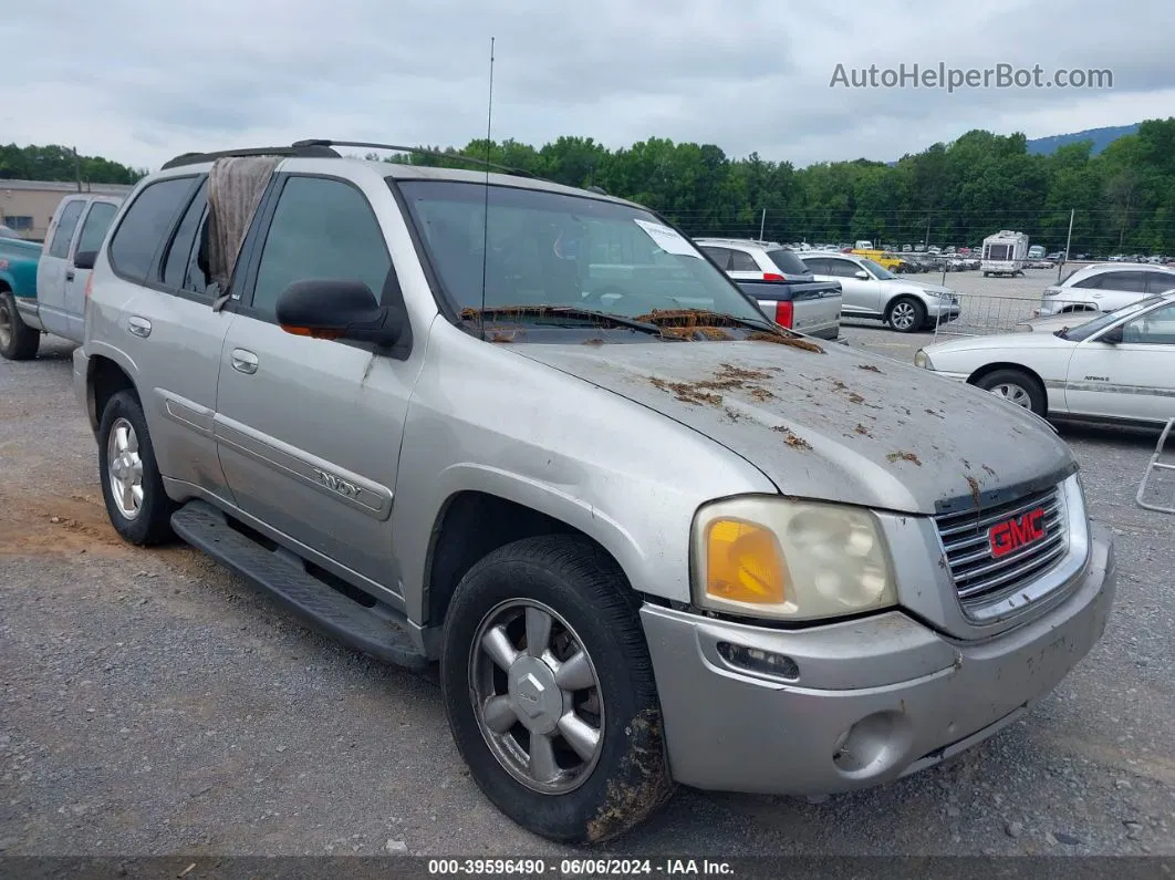 2004 Gmc Envoy Slt Silver vin: 1GKDT13S242225658