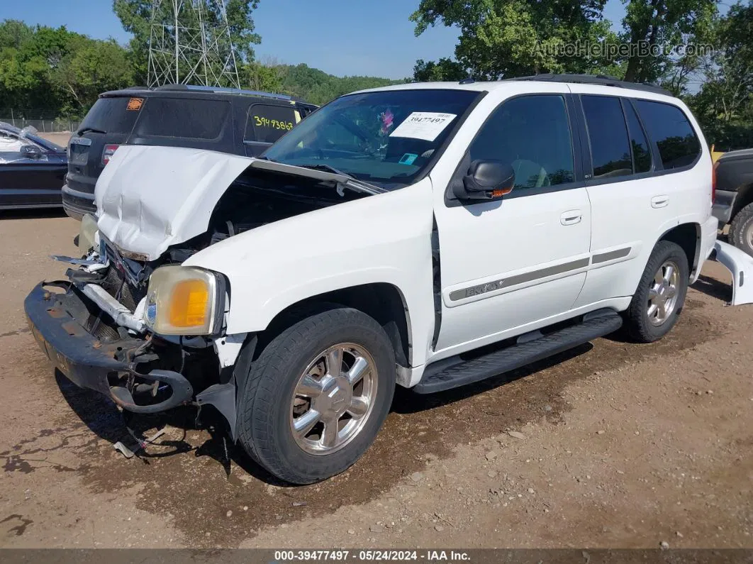 2004 Gmc Envoy Slt White vin: 1GKDT13S242307955