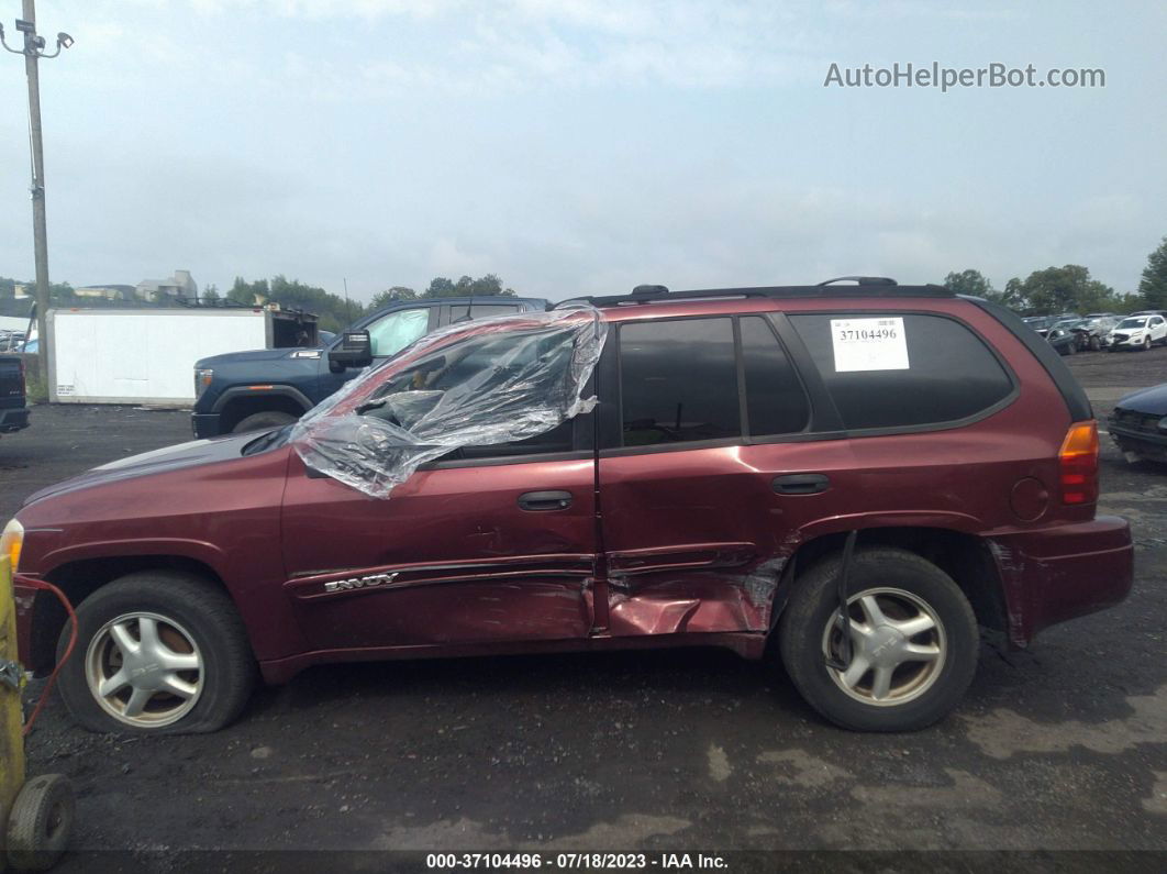 2005 Gmc Envoy Sle Burgundy vin: 1GKDT13S252138103