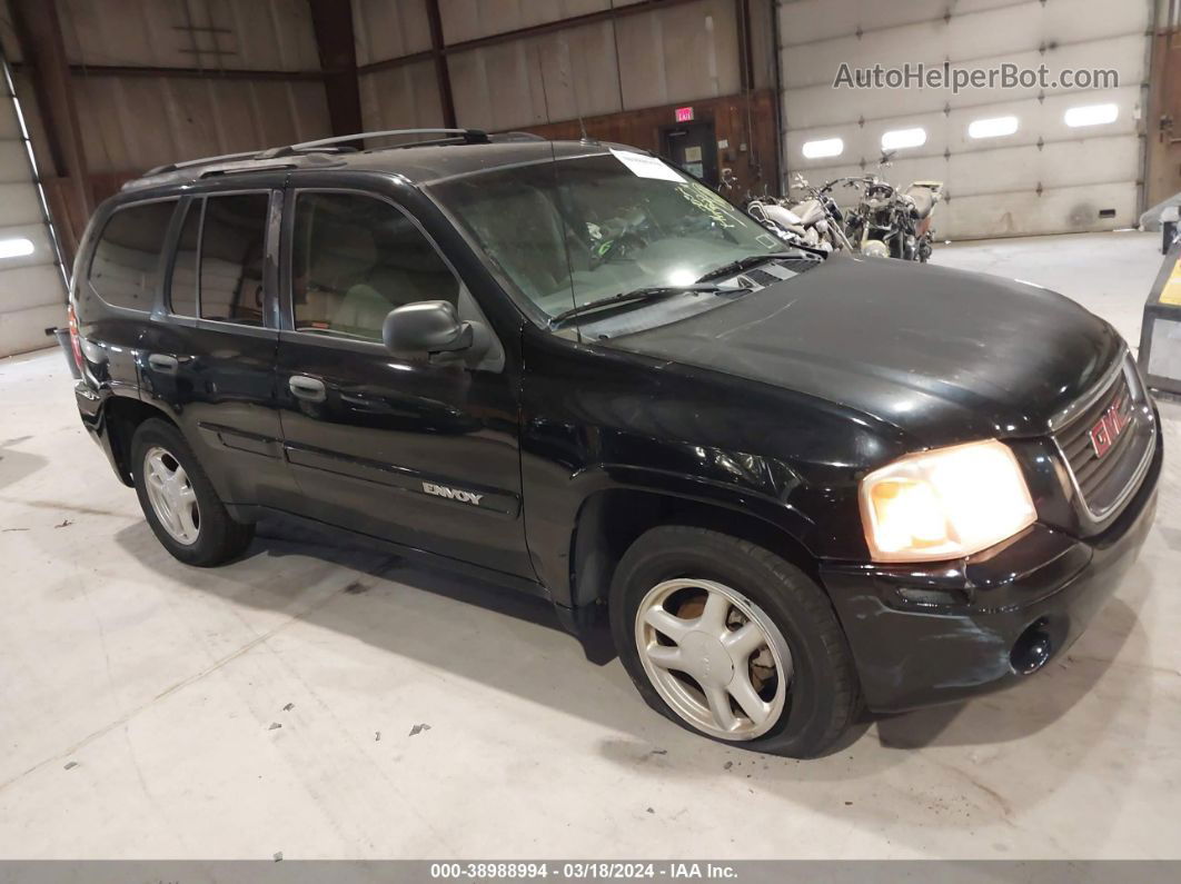 2005 Gmc Envoy Sle Черный vin: 1GKDT13S252170226