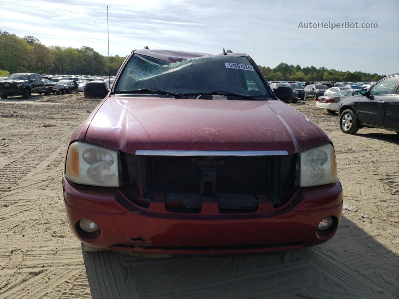 2007 Gmc Envoy  Red vin: 1GKDT13S272185280