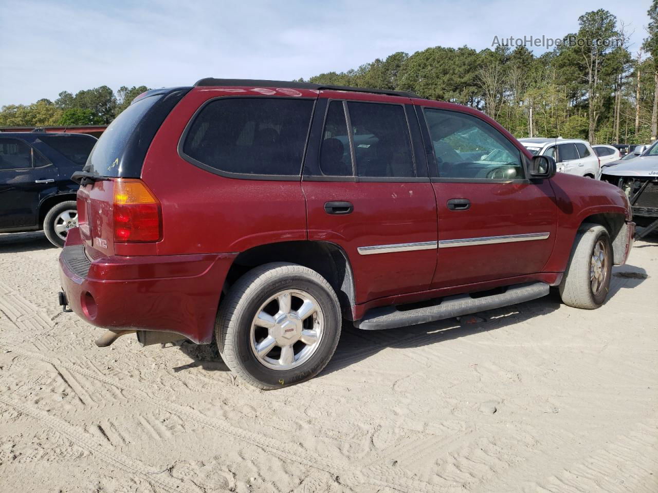 2007 Gmc Envoy  Red vin: 1GKDT13S272185280