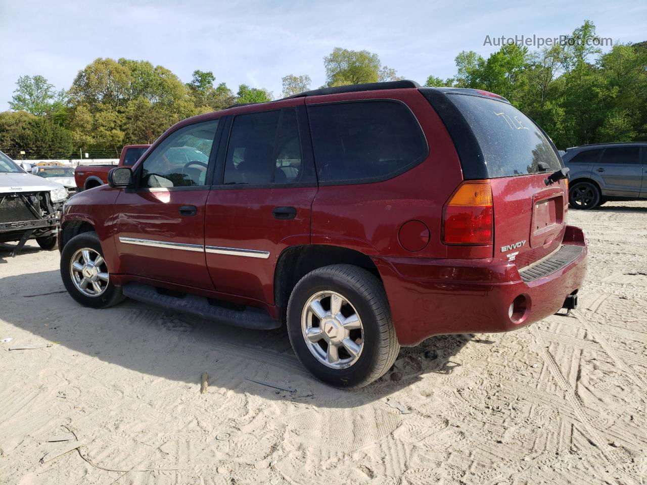 2007 Gmc Envoy  Red vin: 1GKDT13S272185280