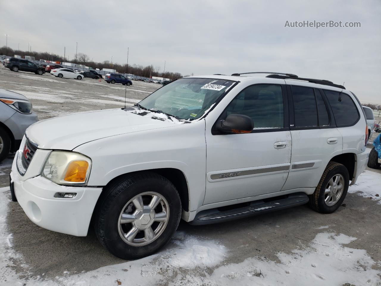 2003 Gmc Envoy  White vin: 1GKDT13S332307896