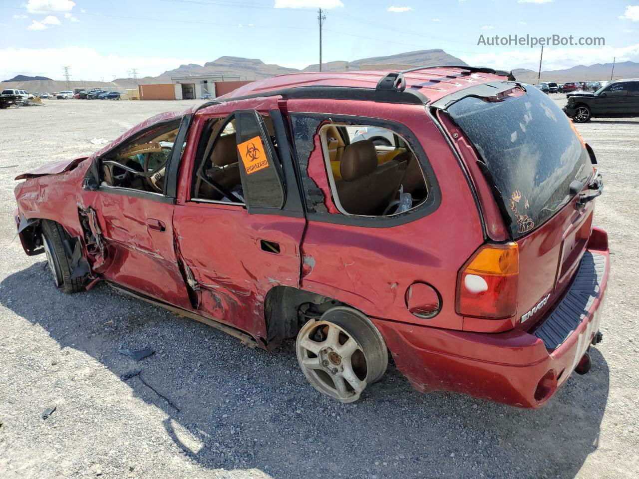 2003 Gmc Envoy  Red vin: 1GKDT13S332369881