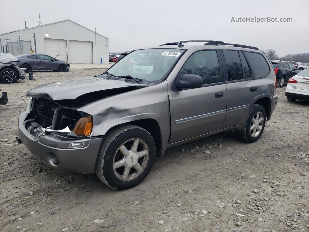 2007 Gmc Envoy  Серый vin: 1GKDT13S372142969