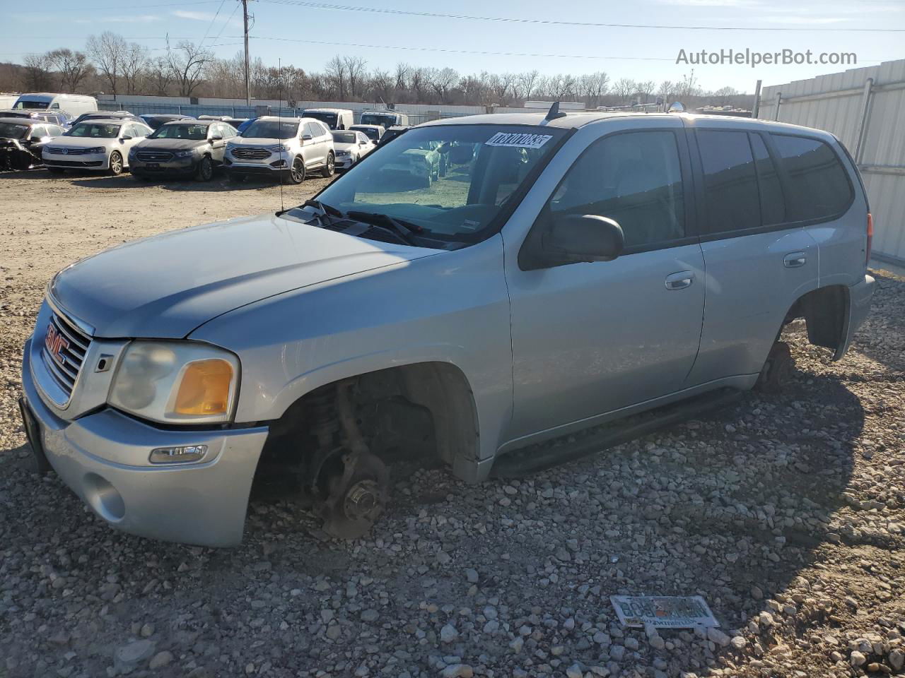 2008 Gmc Envoy  Silver vin: 1GKDT13S382124957