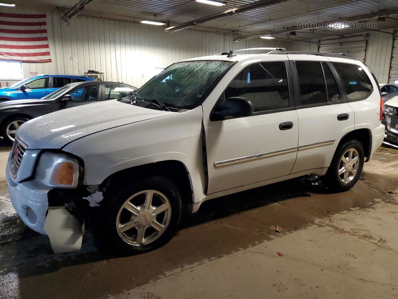 2008 Gmc Envoy  White vin: 1GKDT13S382260070