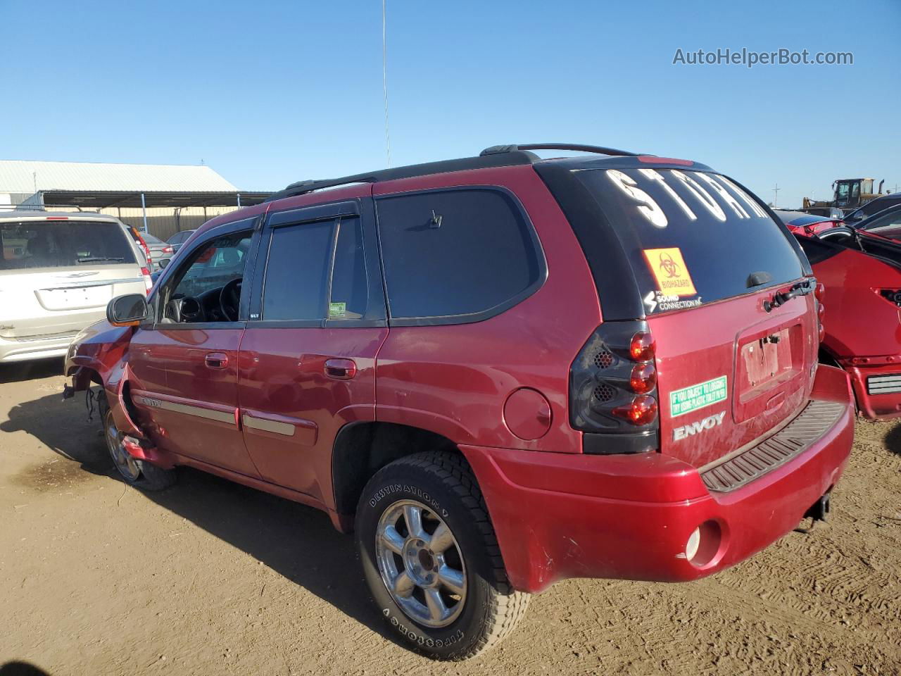 2003 Gmc Envoy  Red vin: 1GKDT13S432140416