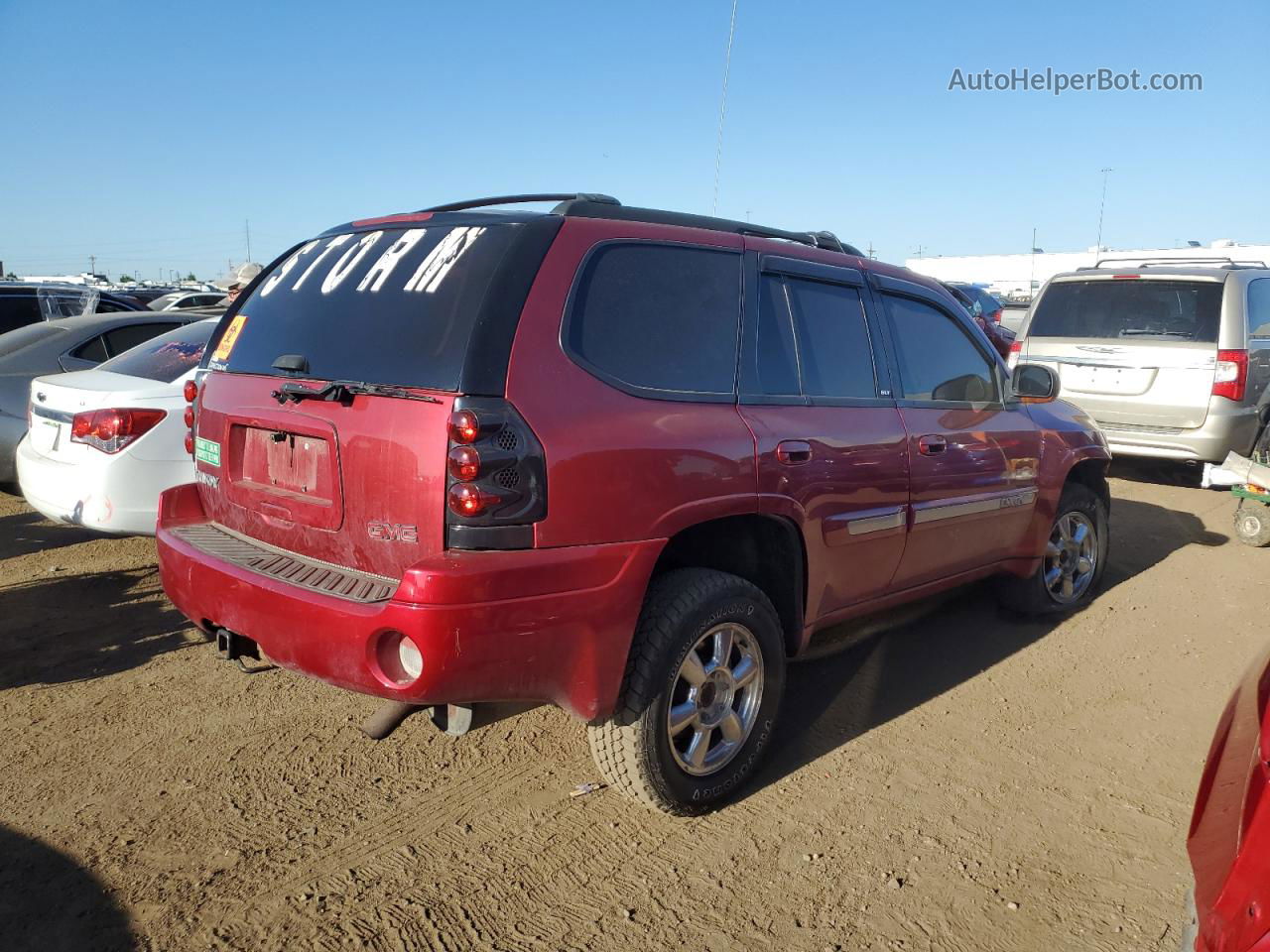 2003 Gmc Envoy  Red vin: 1GKDT13S432140416