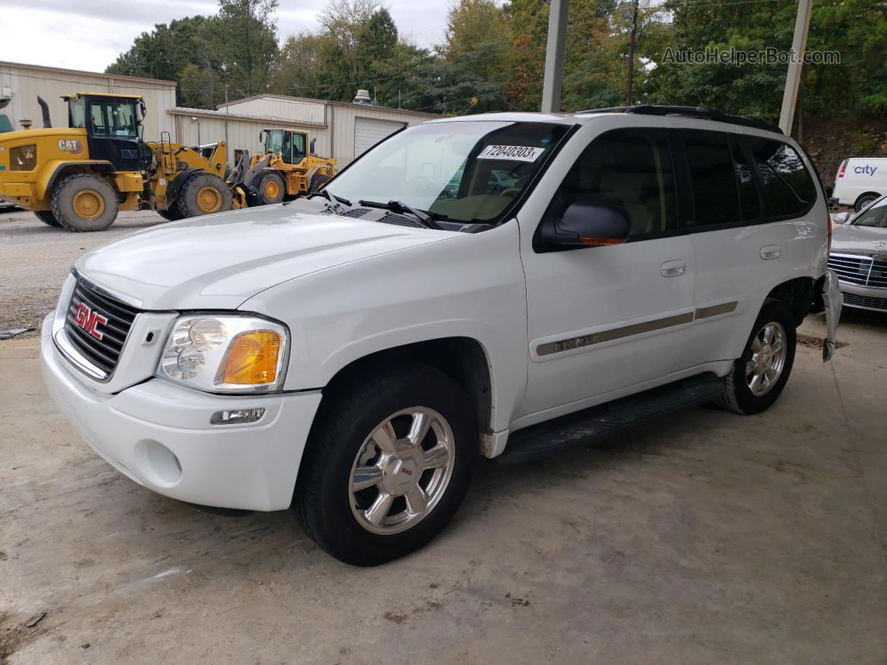 2003 Gmc Envoy  White vin: 1GKDT13S432178678