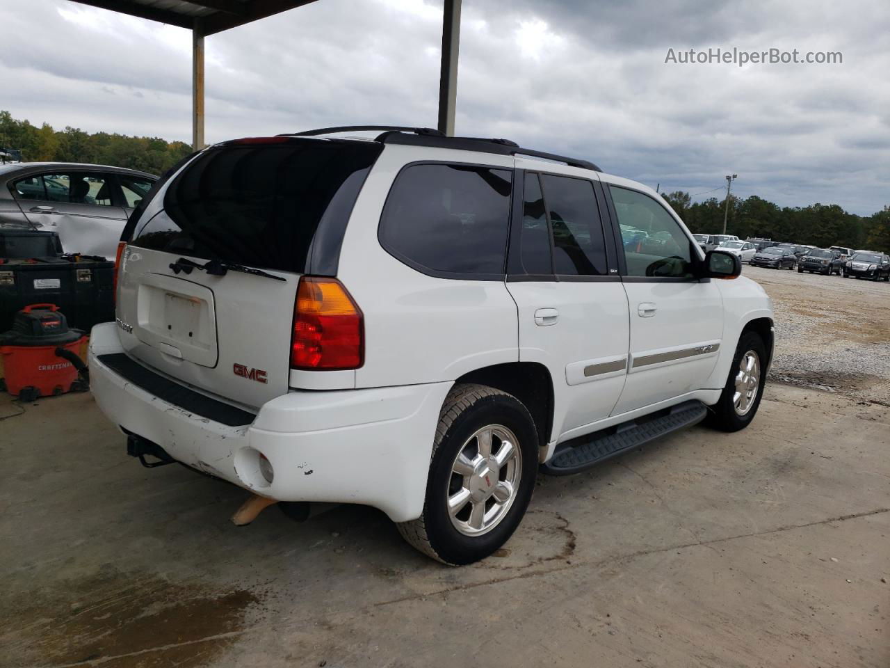 2003 Gmc Envoy  White vin: 1GKDT13S432178678