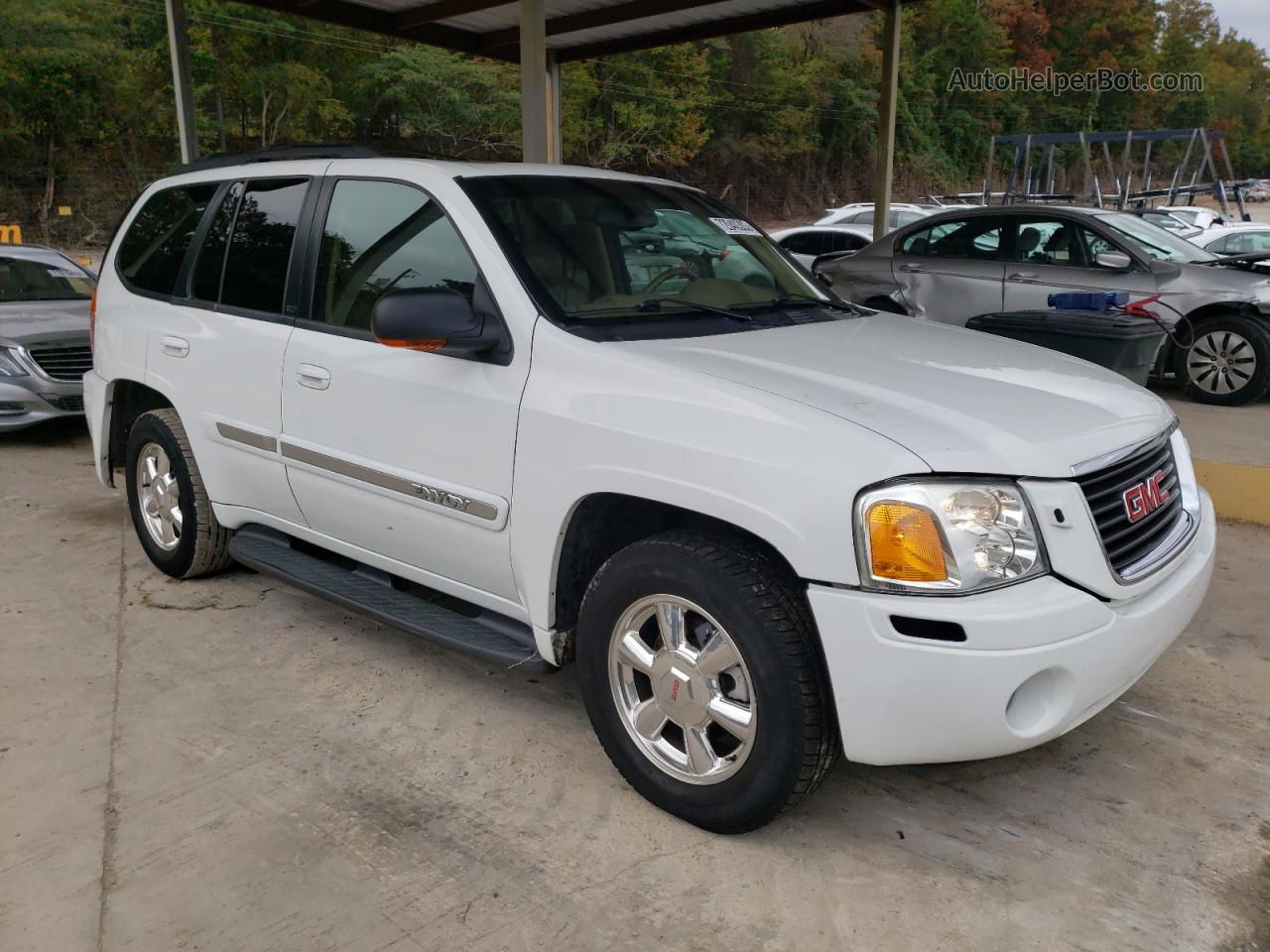 2003 Gmc Envoy  White vin: 1GKDT13S432178678