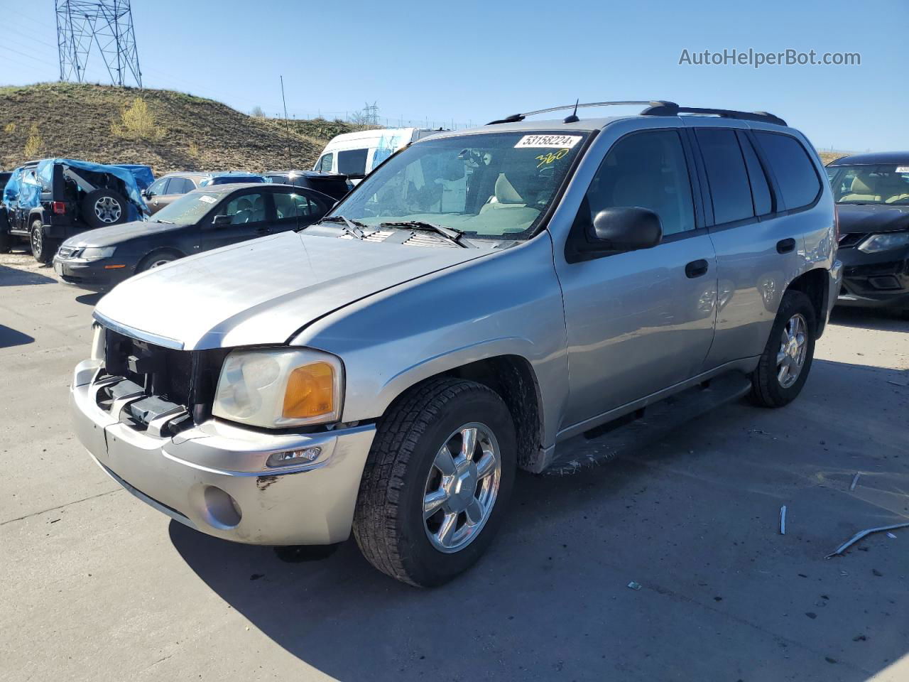 2004 Gmc Envoy  Silver vin: 1GKDT13S442245863