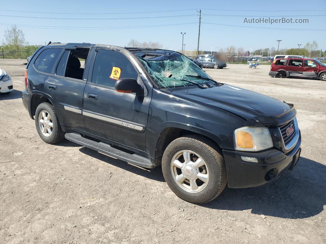 2004 Gmc Envoy  Black vin: 1GKDT13S442357045