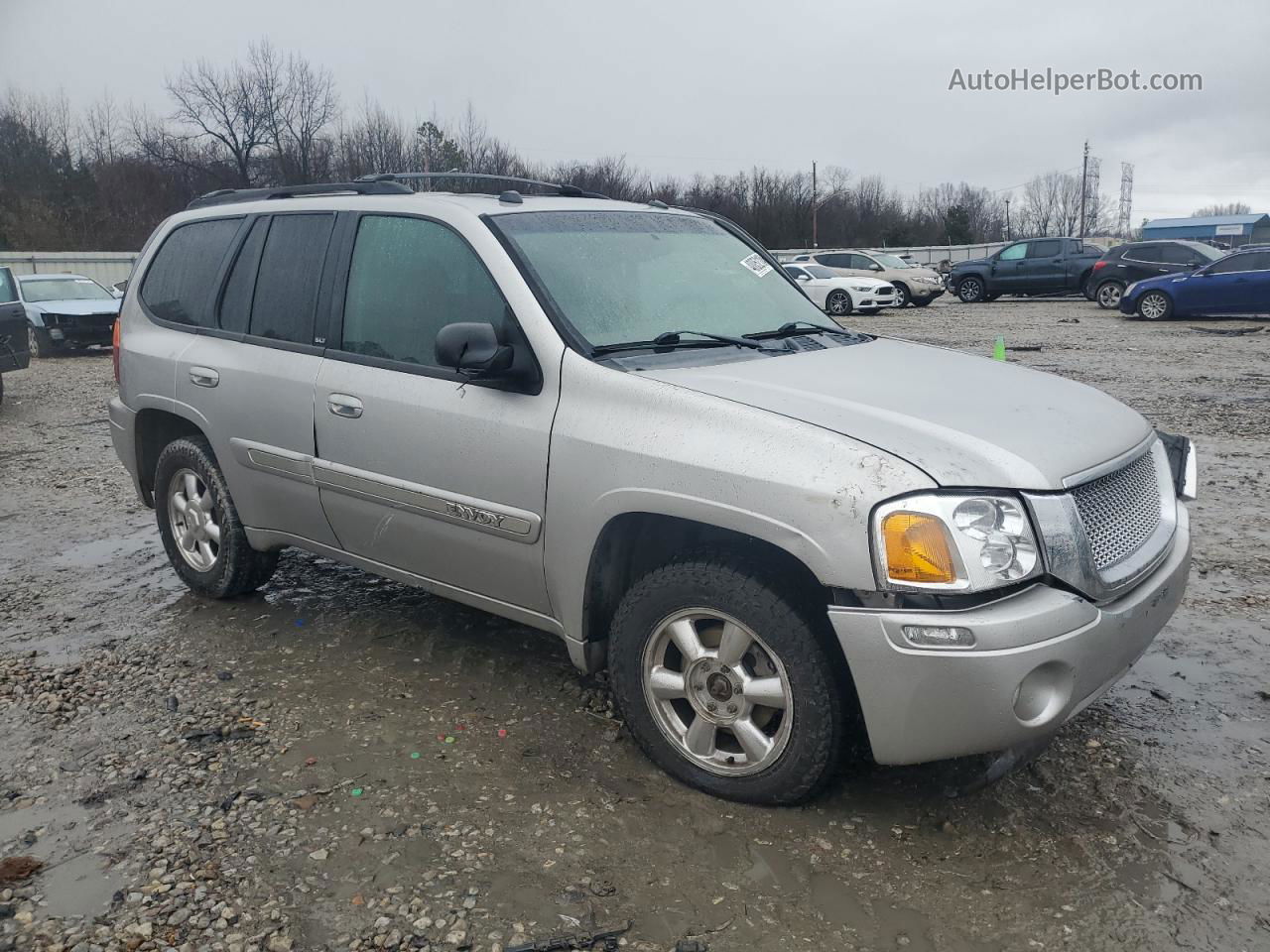 2004 Gmc Envoy  Серебряный vin: 1GKDT13S442395326