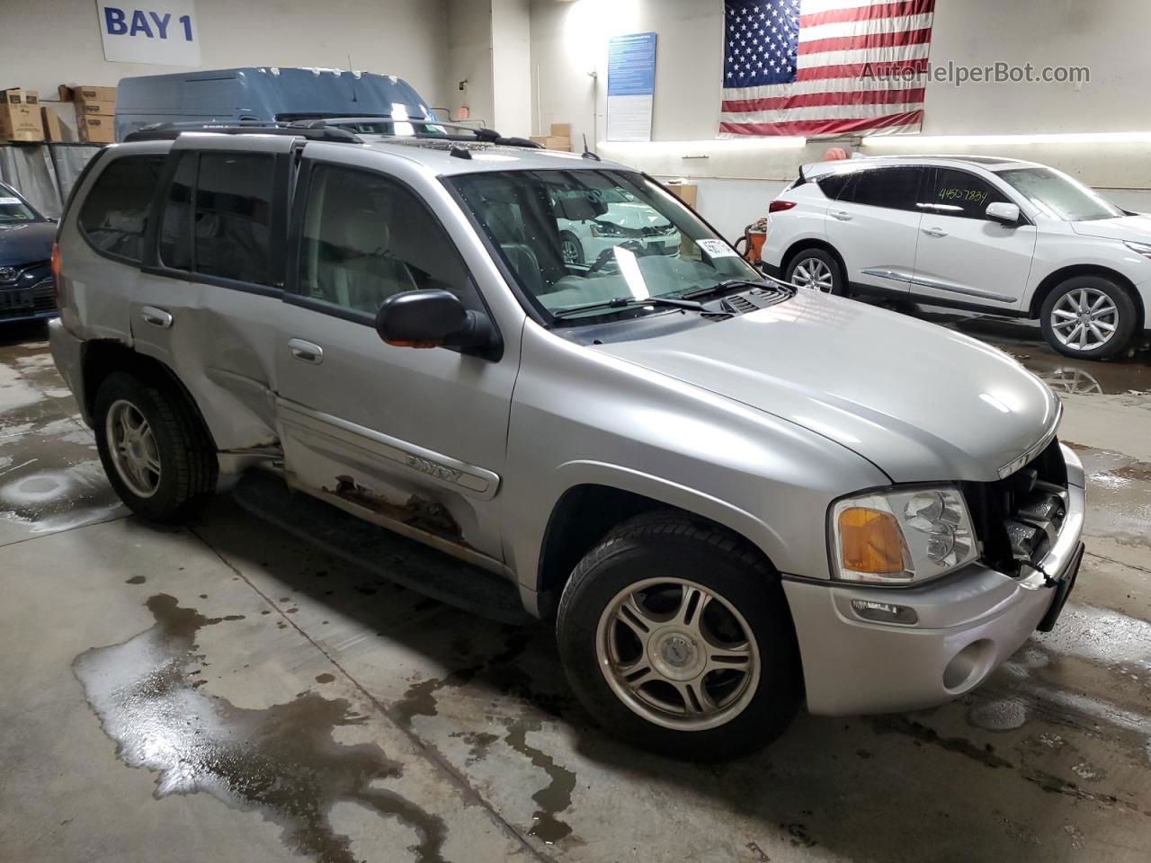 2005 Gmc Envoy  Silver vin: 1GKDT13S452362067