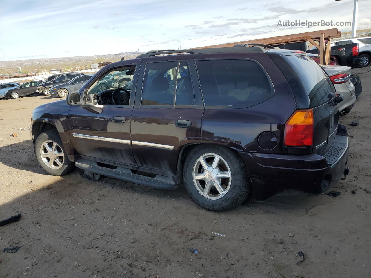 2008 Gmc Envoy  Burgundy vin: 1GKDT13S482115975