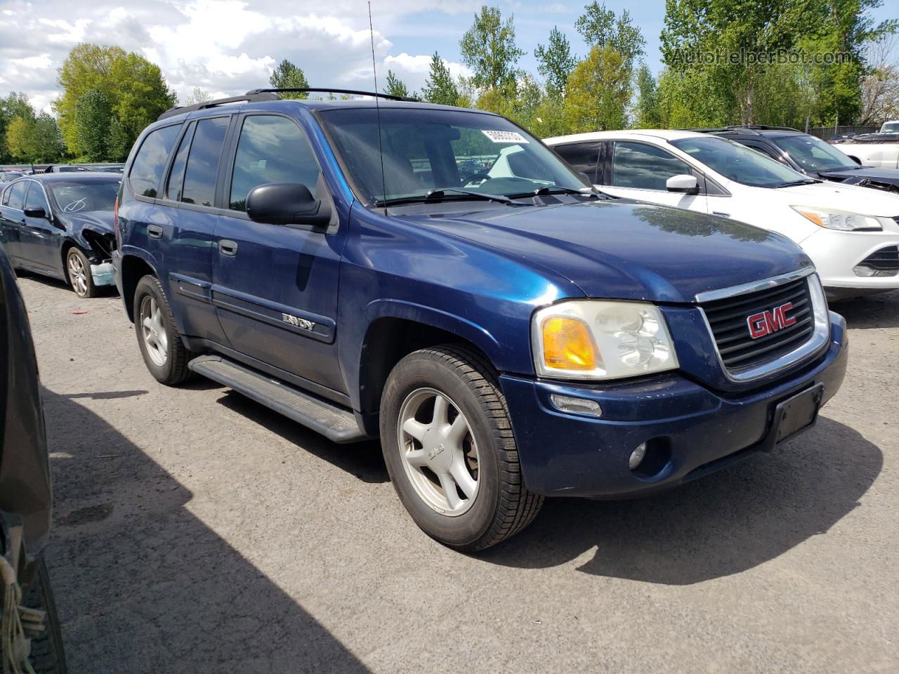 2004 Gmc Envoy  Синий vin: 1GKDT13S542428835