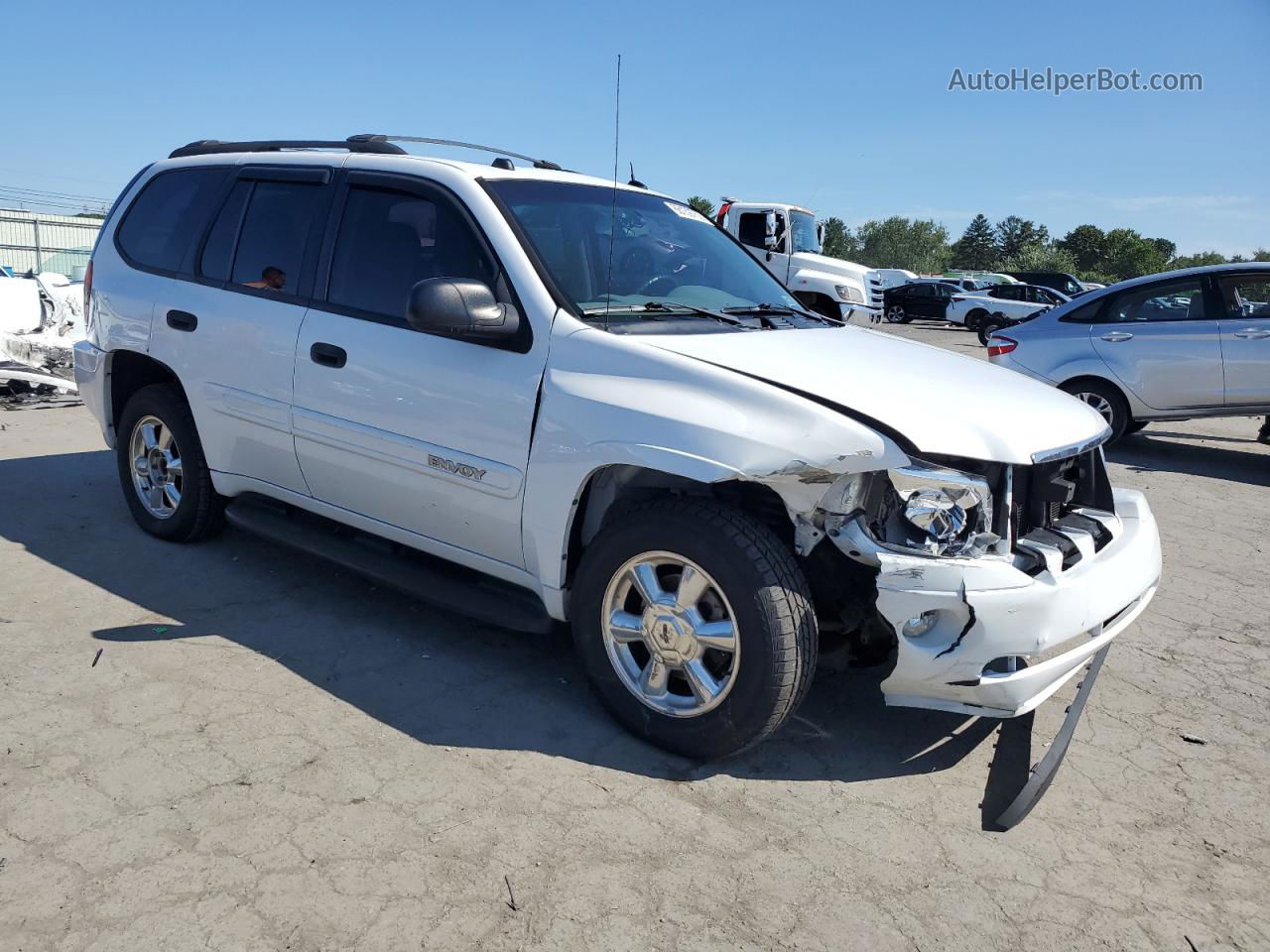 2005 Gmc Envoy  Белый vin: 1GKDT13S552203199