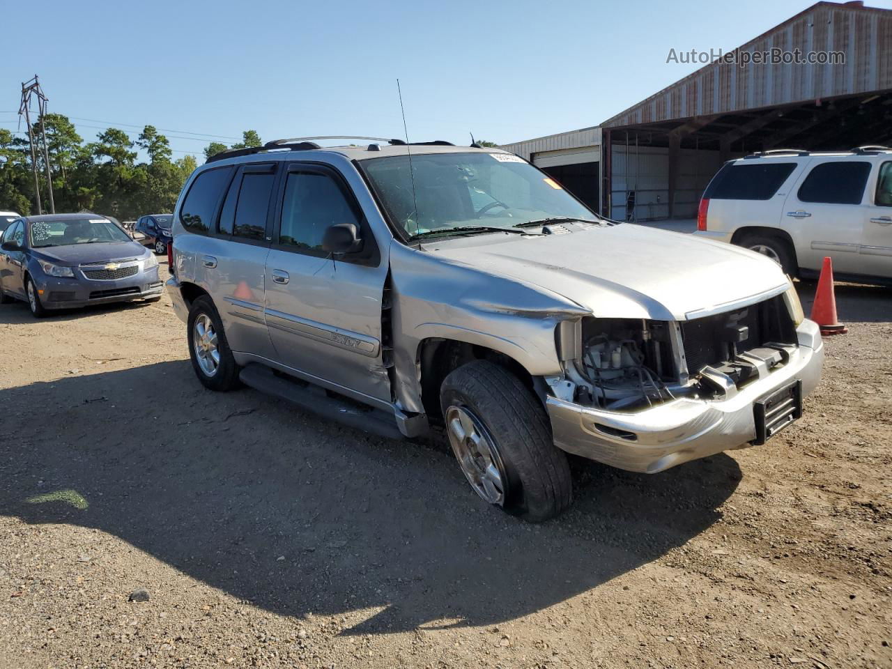 2005 Gmc Envoy  Серебряный vin: 1GKDT13S552385065