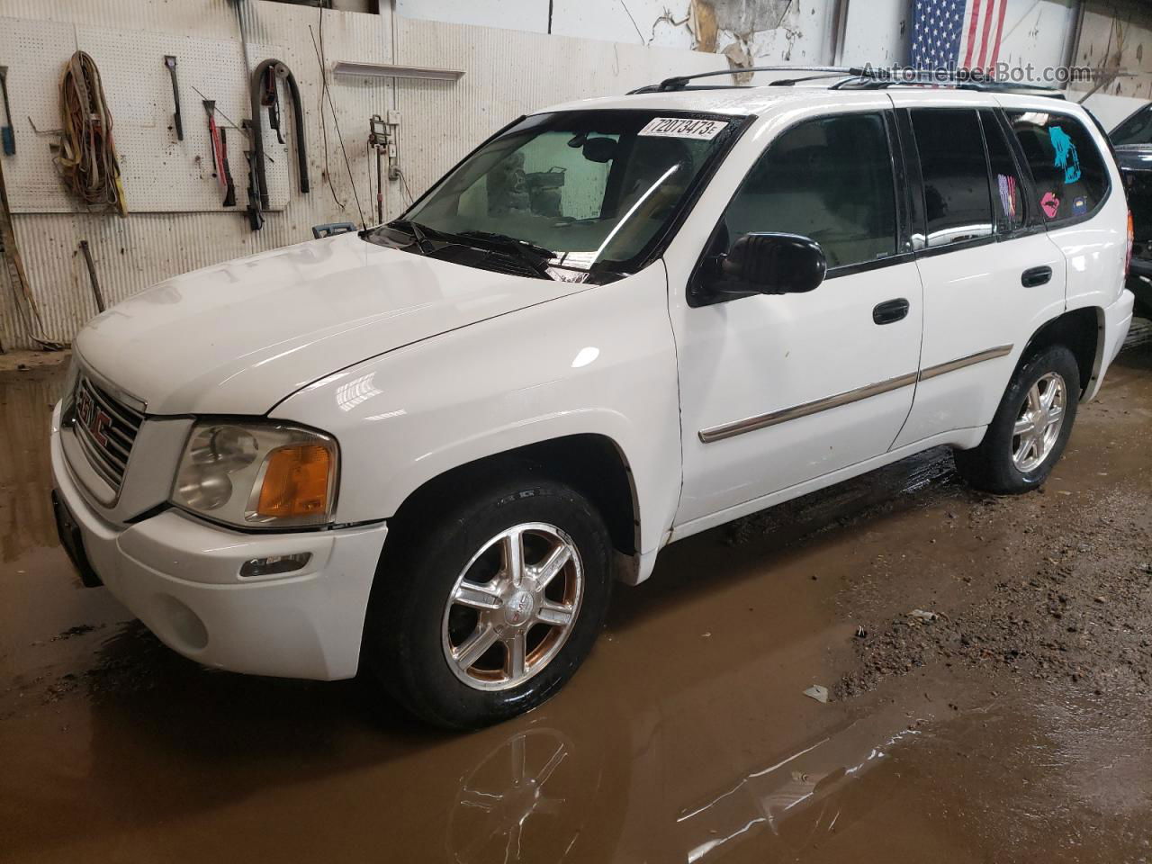 2008 Gmc Envoy  White vin: 1GKDT13S582120439