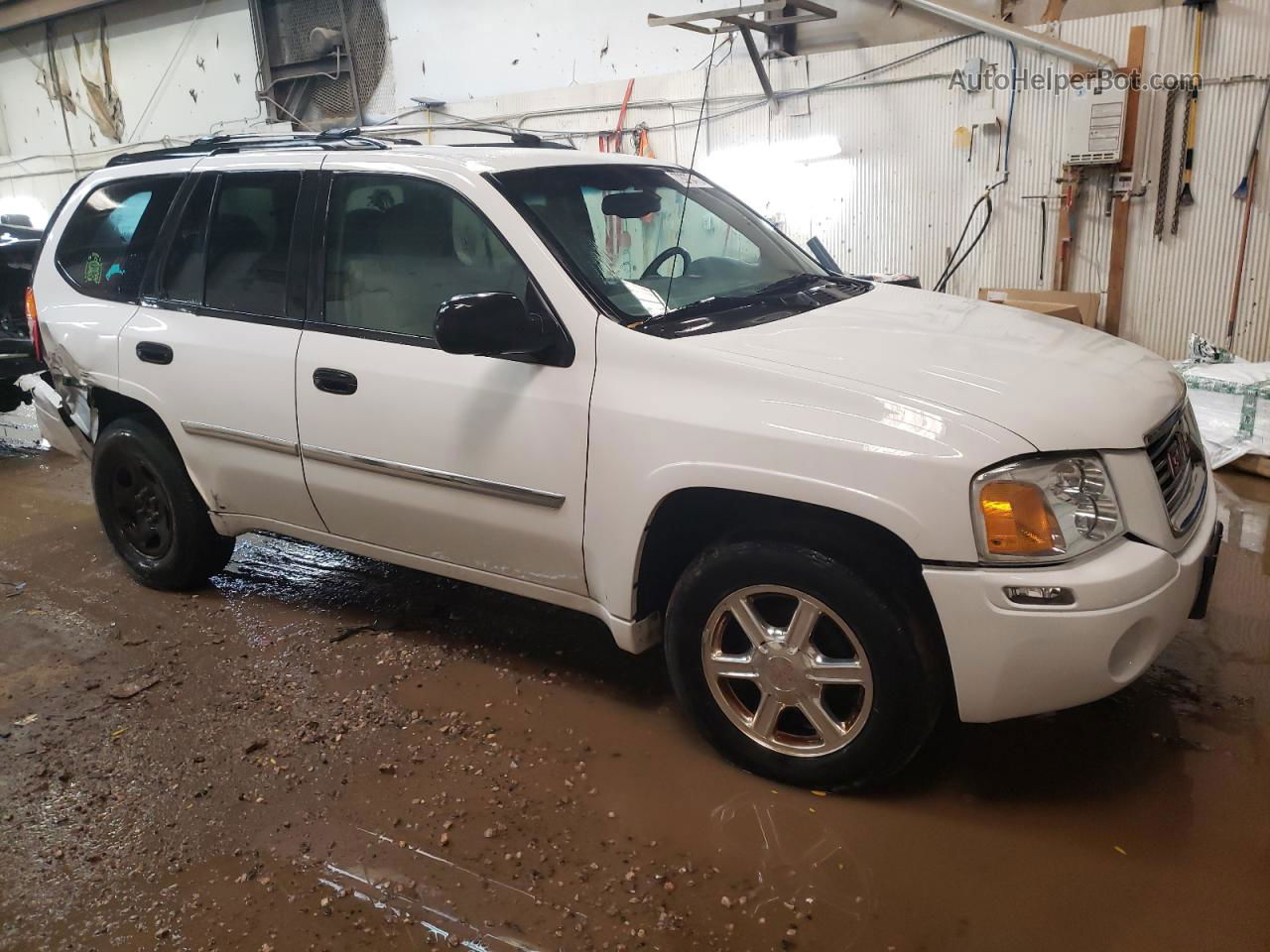 2008 Gmc Envoy  White vin: 1GKDT13S582120439