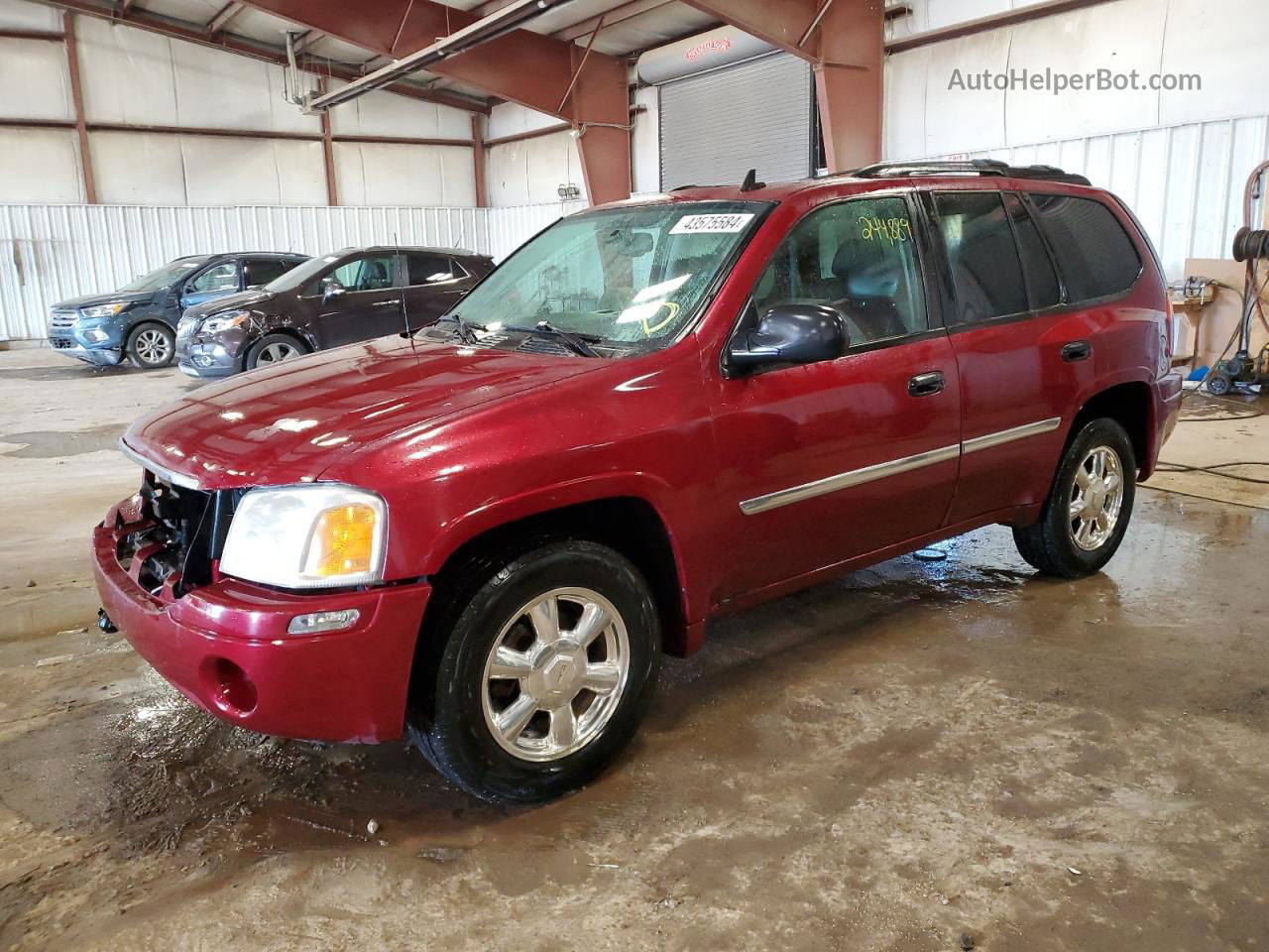 2008 Gmc Envoy  Burgundy vin: 1GKDT13S582132378